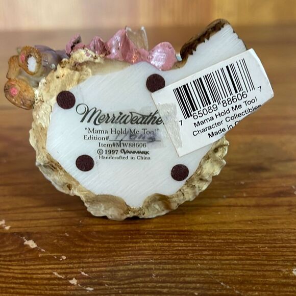 Merriweather 1997 Vanmark Cat Collectible Mama Hold Me too edition # 118113 - Picture 7 of 7